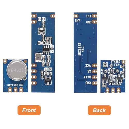 CentIoT - 433MHz Long Distance ASK Wireless Module kit - RF Transmitter STX882 + Receiver SRX882 + Copper Spring Antennas - Image 2
