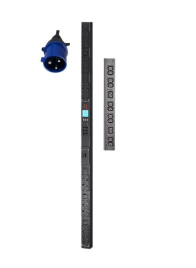 APC AP8853 | APC NetShelter Metered Rack PDU, 0U, 1PH, 7.4kW 230V 32A, 36 C13 and 6 C19 outlets, IEC 309 2P+E cord - Image 2
