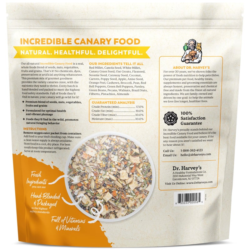 Dr. Harvey's Incredible Canary Blend, Natural Food for Canaries (4 pounds) - Image 5