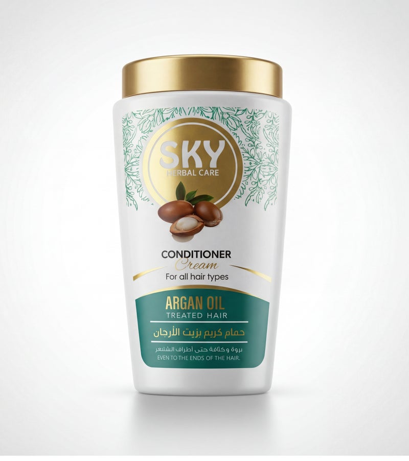Sky Herbal Care 1000 ml cream bath with argan oil - Image 1