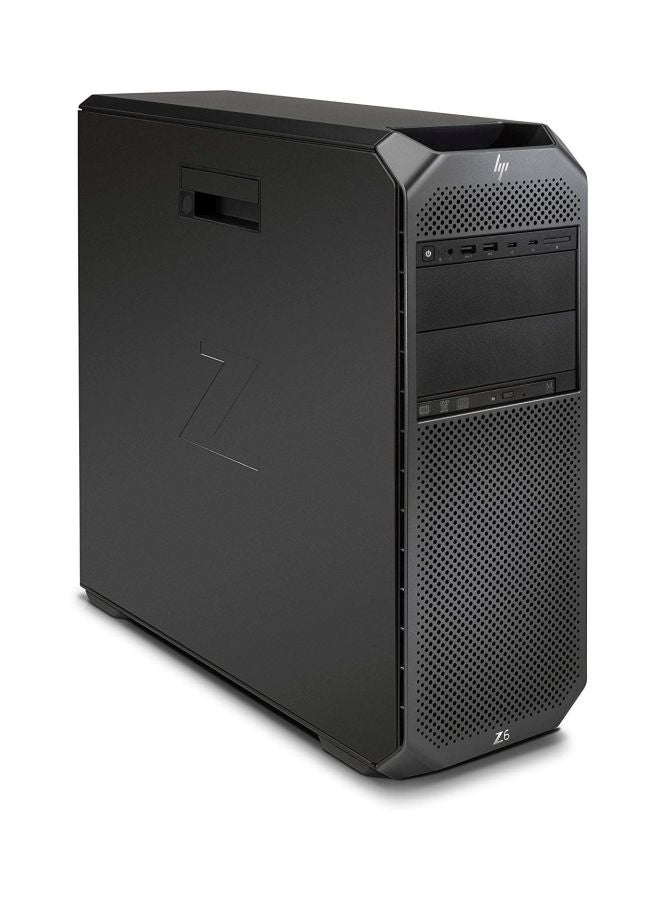 HP حاسوب شخصي Z6 G4 ووركستيشن بتصميم عمودي، معالج زيون سيلفر/ ذاكرة RAM بسعة 32 جيجابايت/ قرص صلب بسعة 1 تيرابايت/ بطاقة رسومات مدمجة أسود - Image 2