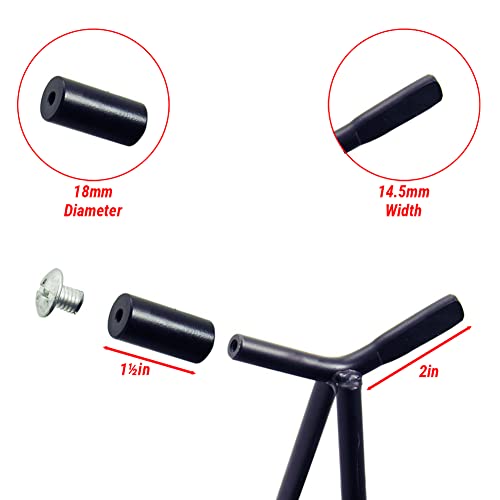 Pit Posse PP2849 Universal Dirt Bike Triangle Side Stand - Made of Steel - Fits Rear Axle - Sturdy -Reliable-Accessories for Dirt Bike and Motocross - Image 4