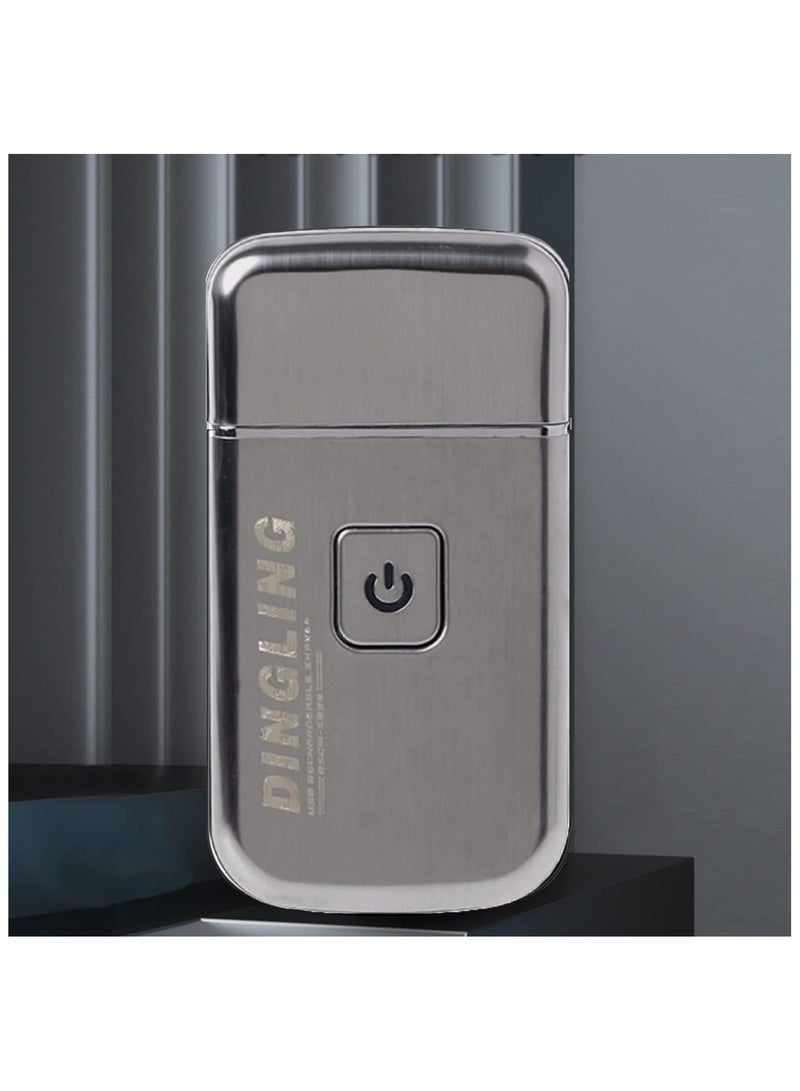 عام الرجال الترا رقيقة ماكينة حلاقة كهربائية ، واحدة قابلة للشحن ماكينة حلاقة ، ضرار ميني ماكينة حلاقة كهربائية ، قابل للغسل ، لاسلكي USB السفر ماكينة حلاقة - Image 5