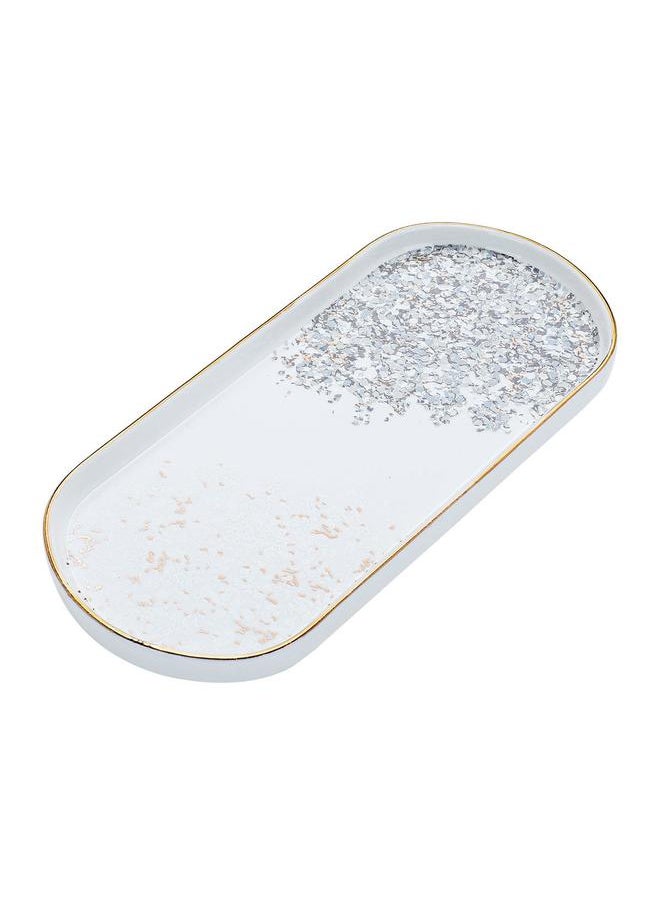 Alsaif Porcelain Serving Plate 26X11X2 Cm White  - Image 2