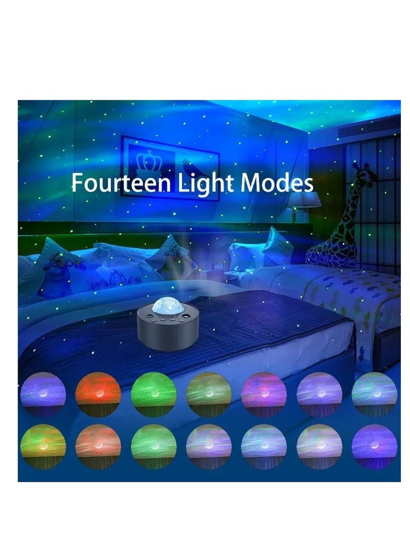 Y&D جهاز عرض نجوم السماء المتلألئة LED أضواء ليلية مع ضوضاء بيضاء مدمجة لتزيين غرفة النوم للأطفال هدية للأطفال - Image 3