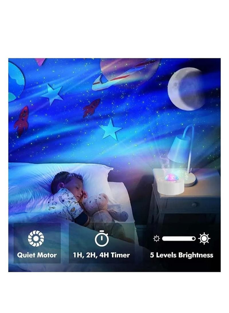Y&D جهاز عرض نجوم السماء المتلألئة LED أضواء ليلية مع ضوضاء بيضاء مدمجة لتزيين غرفة النوم للأطفال هدية للأطفال - Image 2