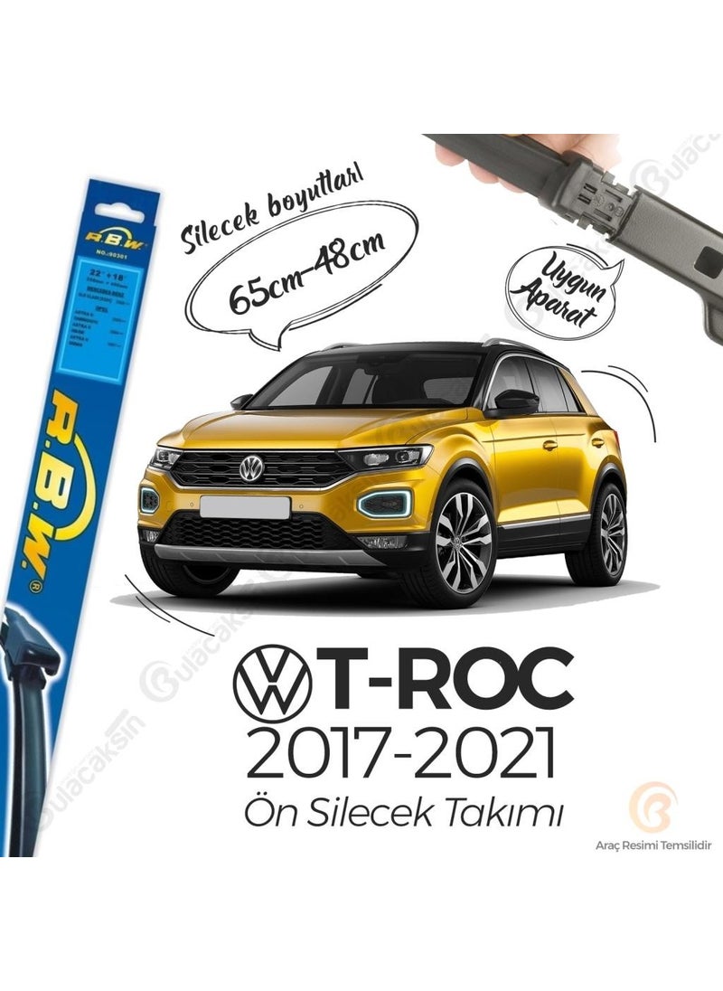 RBW Banana Wiper Set Compatible with T-Roc 2017-2023  - Image 2