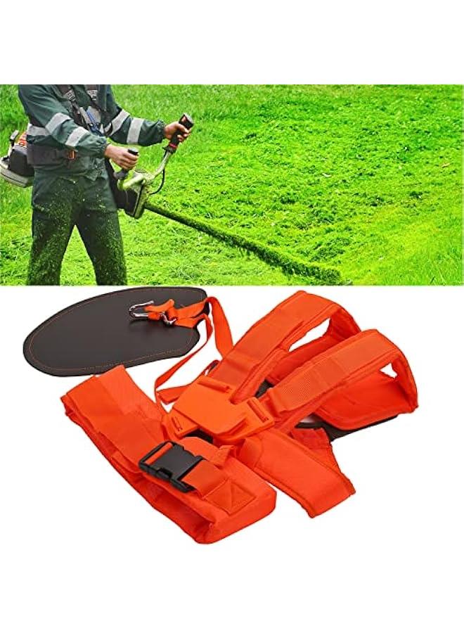 Generic Trimmer Shoulder Strap, Adjustable Lawn Mower Strap, Weed Trimmer Harness with Comfort Padded Belt, Double Shoulder Strap for Trimmers, Garden Brushcutters, Strimmer Harness  - Image 5