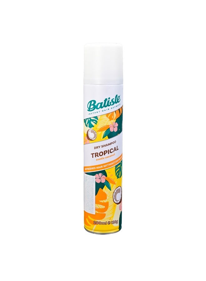 Batiste شامبو جاف لتجديد الشعر الفوري - استوائي 200 مل - Image 4