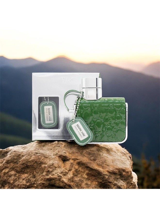 Mark Him Eau De Parfum for Men – Long Lasting Fresh Woody Fragrance, 100ml