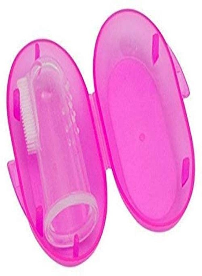 ATIPRIYA Finger Brush with Cover for Kids - Infant Silicone Finger Toothbrush with Case Tongue Brush Oral Cavity Cleaning Tool, Finger Toothbrush,Baby Finger Toothbrush - Image 4
