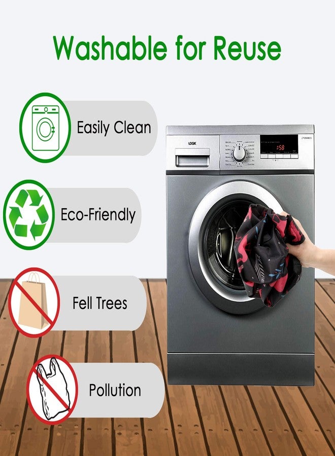 BeeGreen Animal Reusable Grocery Bags Bulk 12 Packs X-Large50LBS, Reusable Shopping Bags Foldable for Groceries, Vegetables, Fruits Watertight Bulk Tote Bags Washable For Women Men - Image 4