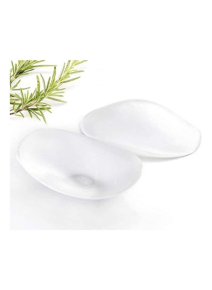 MIRFA Silicone Anti-Slip Transparent Reusable Shoulder Push Up Pads  - Image 1