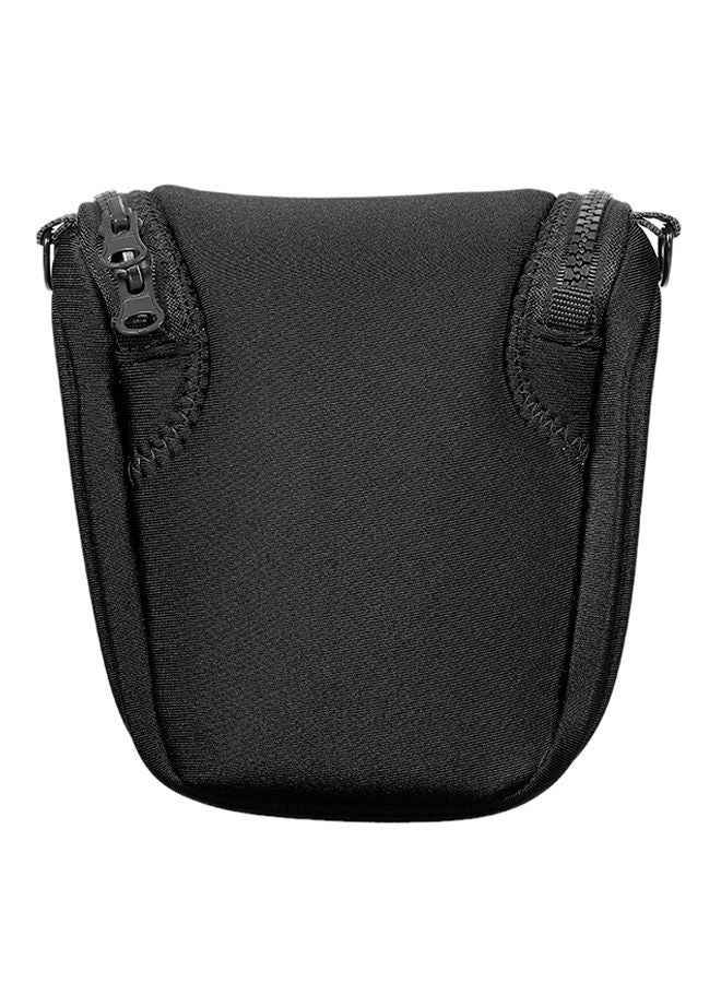 NIBEMINENT Water-Resistant Zippered Cases Shoulder Pouch For SLR Camera Black 