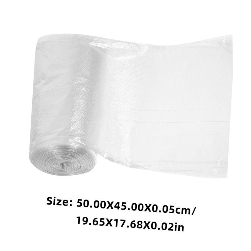 Thickened White Garbage Bags 300pcs 45x50cm For Kitchen Bathroom And Office - Image 3