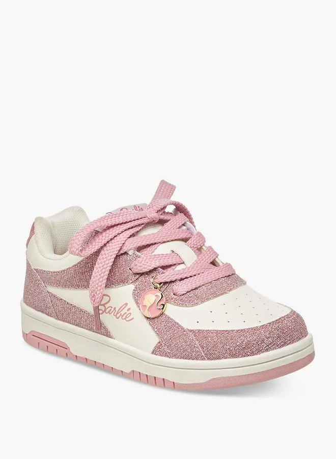 باربي Girls Lace-Up Sneakers
