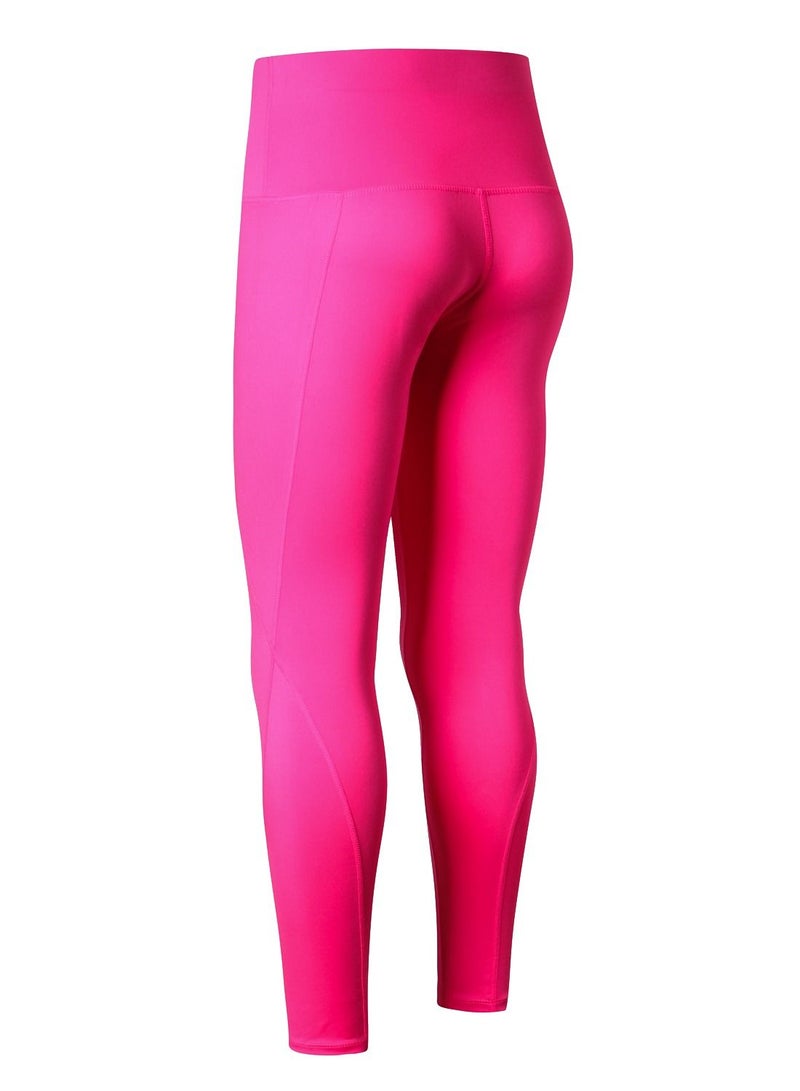 Loquat Women Quick Dry Breathable Elastic Trousers Pink - Image 2