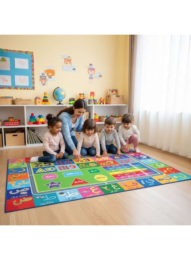فن ليرنينج ستور سجادة تعليمية للأطفال – الأبجدية العربية | ممتعة، ملونة وتفاعلية - Image 3