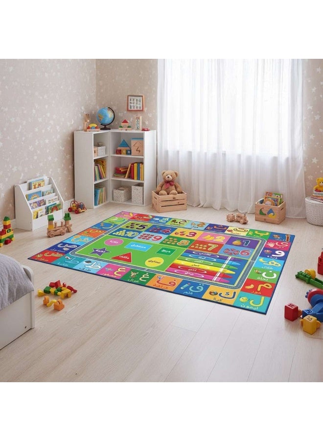 فن ليرنينج ستور سجادة تعليمية للأطفال – الأبجدية العربية | ممتعة، ملونة وتفاعلية - Image 5