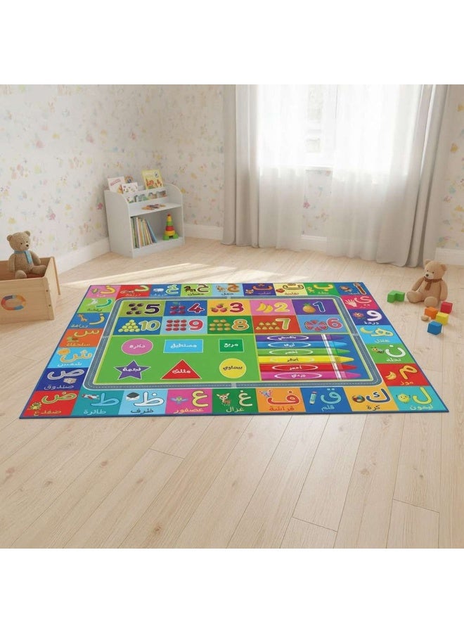 فن ليرنينج ستور سجادة تعليمية للأطفال – الأبجدية العربية | ممتعة، ملونة وتفاعلية - Image 4