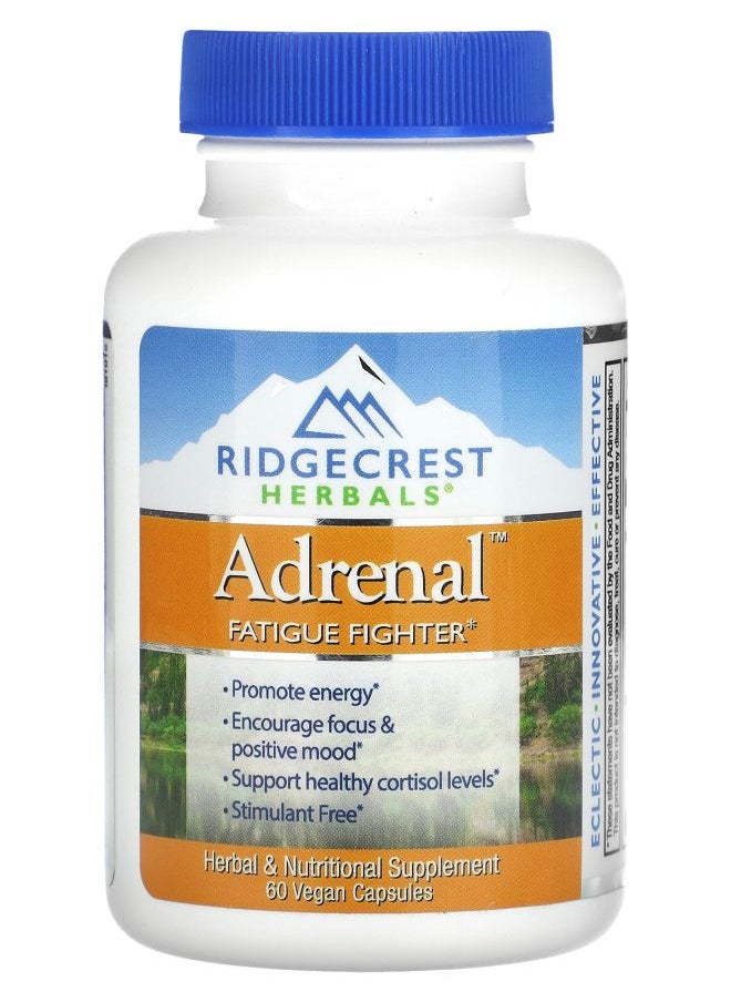 Ridgecrest Herbals - Adrenal Fatigue Fighter 60 Vegan Capsules - Image 1