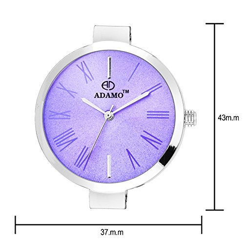ADAMO Enchant Purple Dial Women's & Girl's Watch 2480SM03 - Image 3
