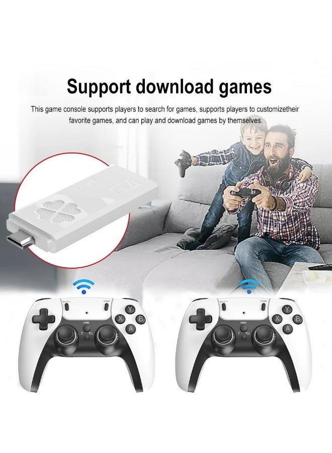 4K Retro Gaming Console Stick with 30,000+ Built-in Games, Dual 2.4G Wireless Controllers, HDMI Plug & Play Video Game Console with Multi-Emulator Support for TV & Projector - Image 5