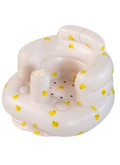 Daytoyz Baby Inflatable Seat for 0-36 Months, Built in Air Pump Infant Back Support Sofa, Protect Spine, Safe Toddler Feeding/Shower Chair for Learning to Sit Up  - Image 4