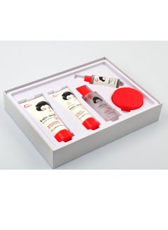GUANJING kojic Acid Skin Care Moisturizing And Anti Aging And Lighten Spots 5 Piece Set  - Image 3