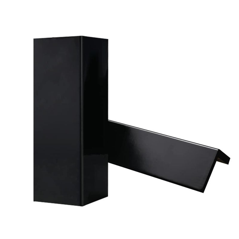 GUEQUITLEX Garage Wall Guards Foam Car Door Protector Wall Bumper Guard 2 Pack Corner Black Plastic with PP film surface Foam Polypropylene PP