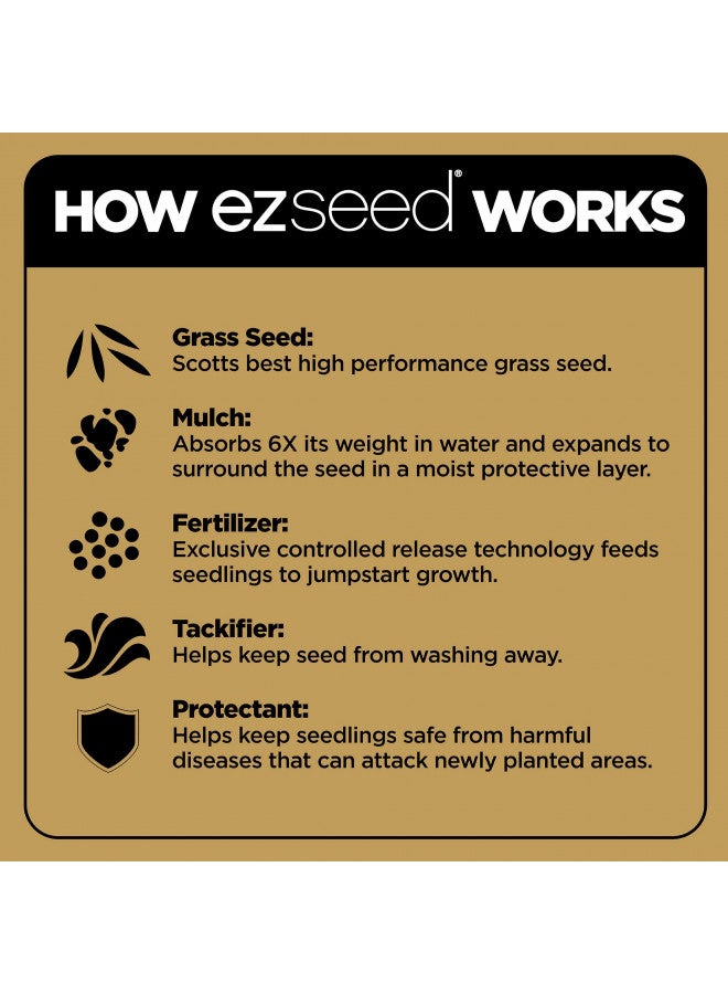Scotts Scotts EZ Seed Patch and Repair Bermudagrass, 20 lb. - Combination Mulch, Seed, and Fertilizer - Tackifier Reduces Seed Wash-Away - Even Grows in Scorching Heat - Covers up to 445 sq. ft.  - Image 5