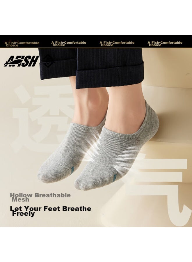 A Fish Socks For Men, 7a Grade Antibacterial And Odor-resistant, Spring And Summer Sports Socks, Casual Long And Short Cotton Socks, Recommended By Baoqiang - Image 2