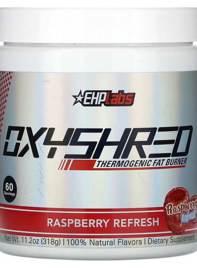 EHPLabs OxyShred Thermogenic Fat Burner Raspberry Refresh 11.2 oz (318 g)