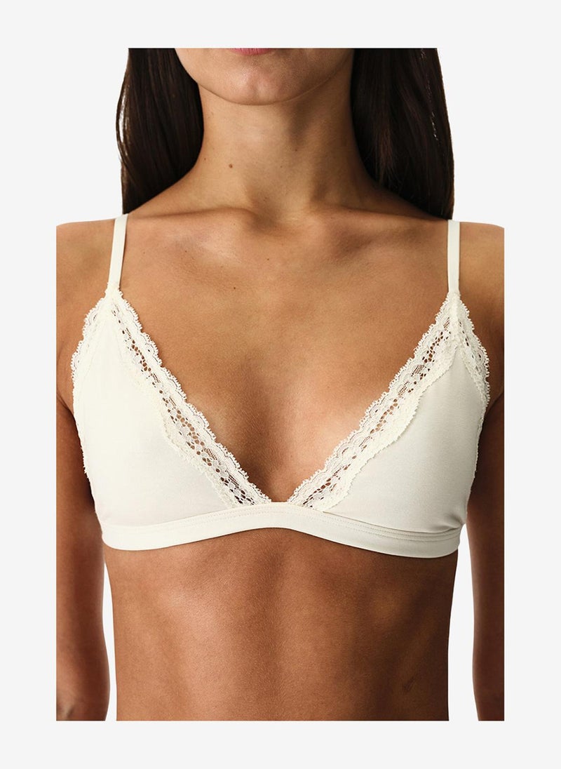 Penti Women Triangle White Wireless Bra - Image 2