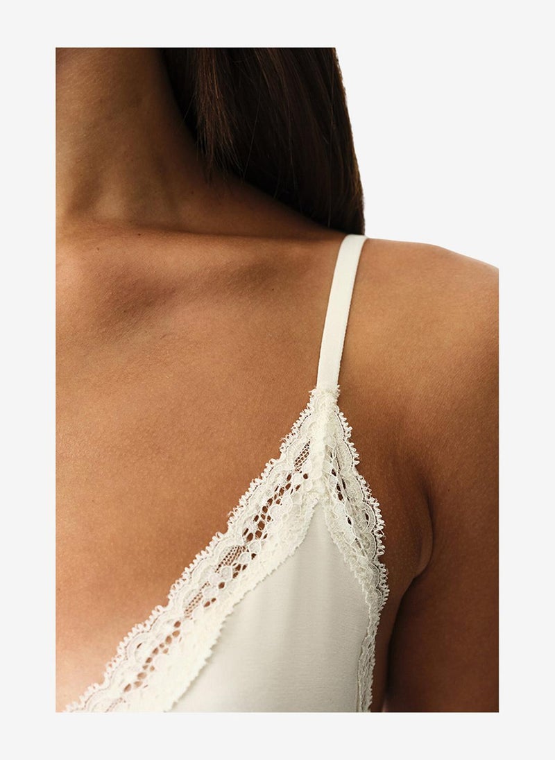 Penti Women Triangle White Wireless Bra - Image 3