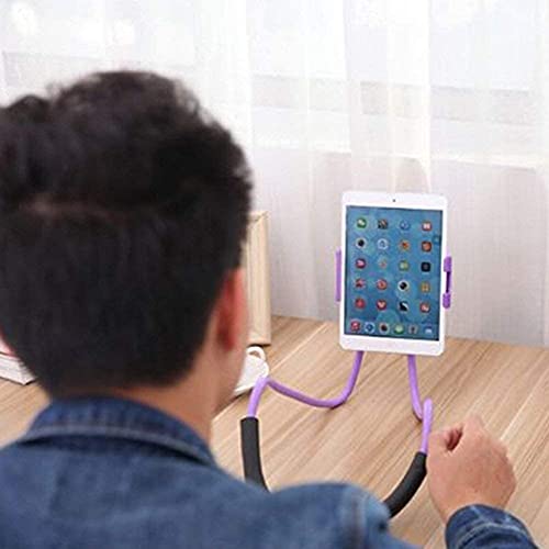 SKYCELL Lazy Neck Phone Tabletops Holder, Neck Hanging Mobile Cell Phone Stand, Multiple Function Bracket, Flexible Rotating Mounts Universal for Smartphones - Image 3