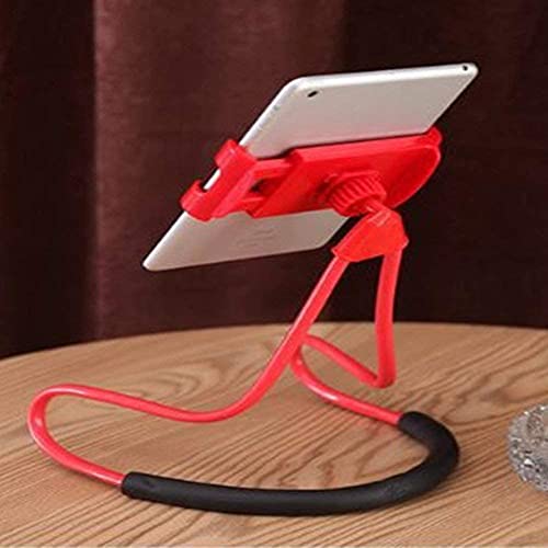 SKYCELL Lazy Neck Phone Tabletops Holder, Neck Hanging Mobile Cell Phone Stand, Multiple Function Bracket, Flexible Rotating Mounts Universal for Smartphones - Image 4