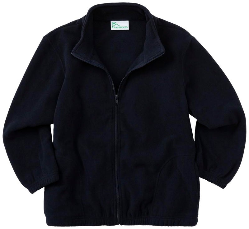 CLASSROOM Youth Unisex Polar Fleece Jacket, Dark Navy, Large - Image 5