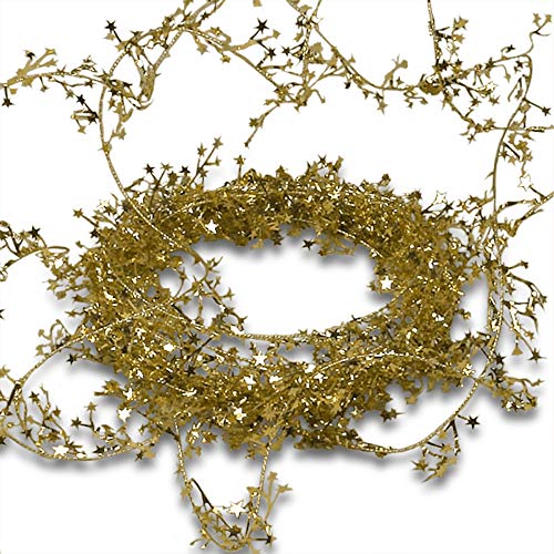Paper Mart Gold Small Star Garland - Image 1