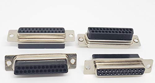 PC Accessories - Connectors Pro 25 Pack of DB25 Female D-Sub Crimp Type Connector, 25-PK No Pins - Image 5