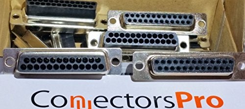 PC Accessories - Connectors Pro 25 Pack of DB25 Female D-Sub Crimp Type Connector, 25-PK No Pins - Image 4