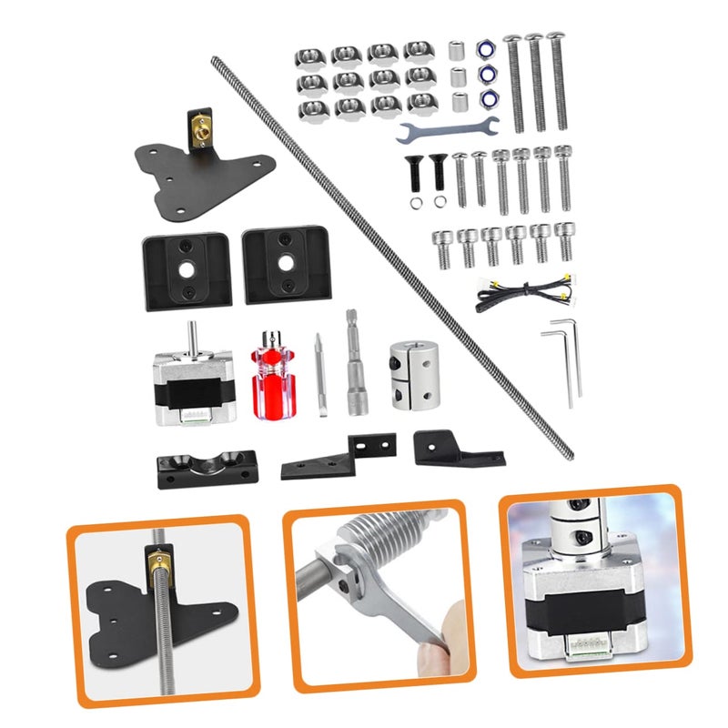 Ender 3 Dual Z Upgrade Kit Stepper Motor Lead Screw Enhanced 3D Printing Performance - Image 2