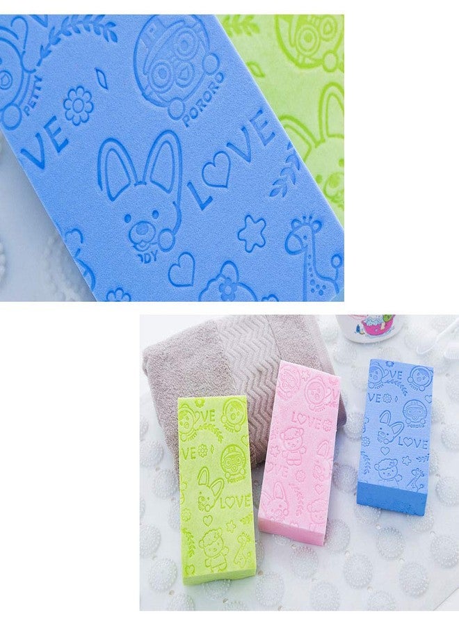 Starhig Ultra Soft Exfoliating Sponge Shower Brush,Spa Scrub Exfoliating Bath Body Shower Sponge, 2 PCS Random Colors - Image 4