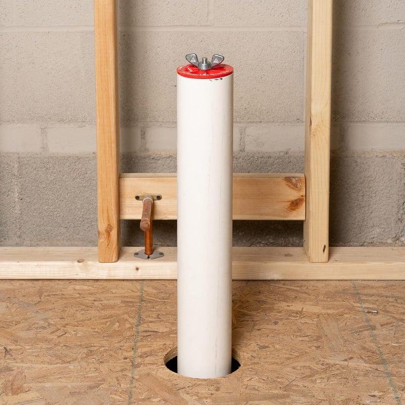 Oatey 33402 3-Inch Mechanical Test Plug with 5 PSI Back Pressure, Red Plastic - Image 5