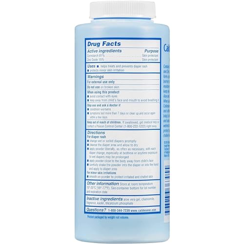 Caldesene Cornstarch Baby Powder with Zinc Oxide, Talc-Free Baby Powder, 5 Oz (2 Pack) - Image 5