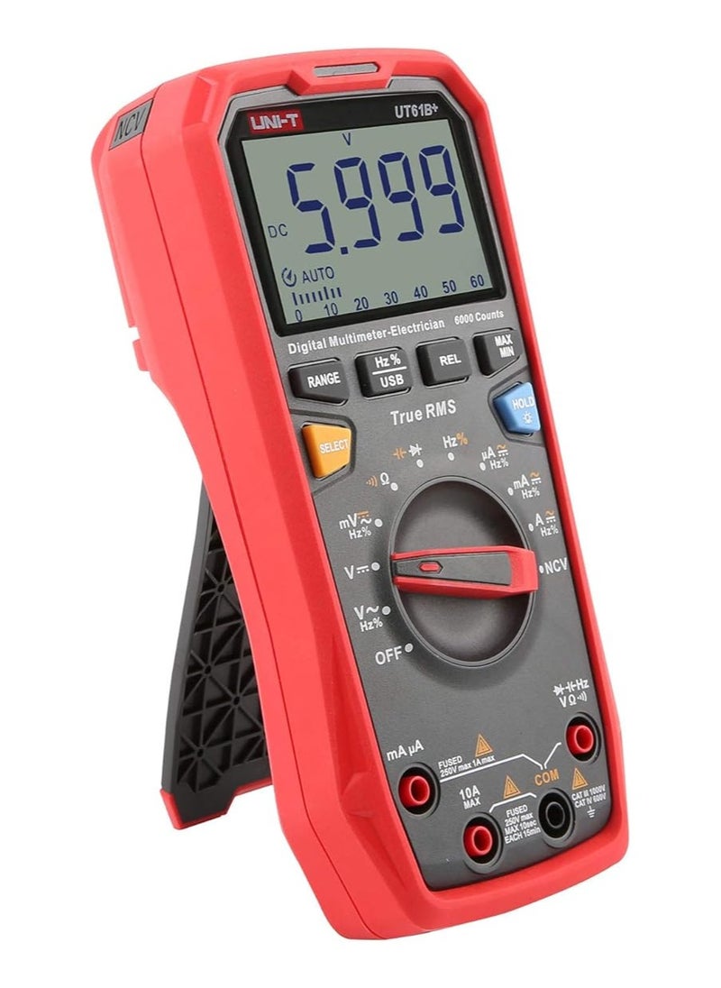 يوني تي UNI-T UT61B+ جهاز قياس رقمي متعدد صحيح Rms 1000 فولت  - Image 3