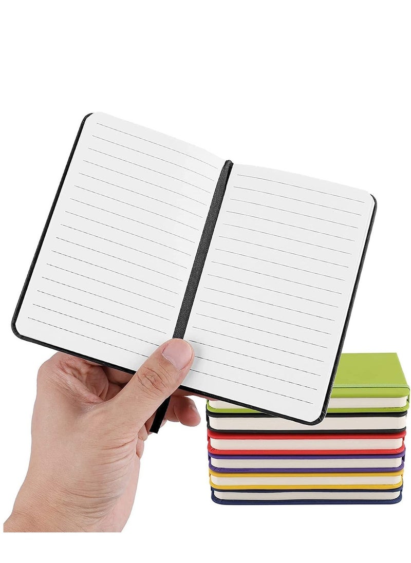 Small Notebook, A6 Notebooks, Pocket Notebook Note Pads Small Notebooks Hardback Notebook A6 Notepad Journal 160 Pages (80 Sheets) Black - Image 4