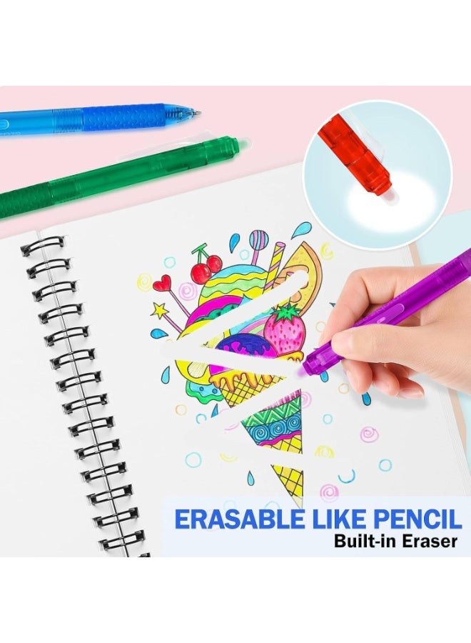 القلم المحايد القابل للمسح ، القلم المحايد القابل للتوسع ، حافة 0.7 مم ، حزمة من 12 ، للكتابة اليومية ، والرسم ، وتدوين الملاحظات ، والقلم قدرة كبيرة ، مناسبة للمدرسة ، والمكتب ، واستخدام الأسرة - Image 4