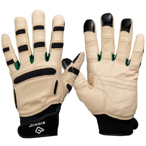 Bionic Men's ReliefGrip Gardening Premium Leather Gloves (Medium) - Image 1