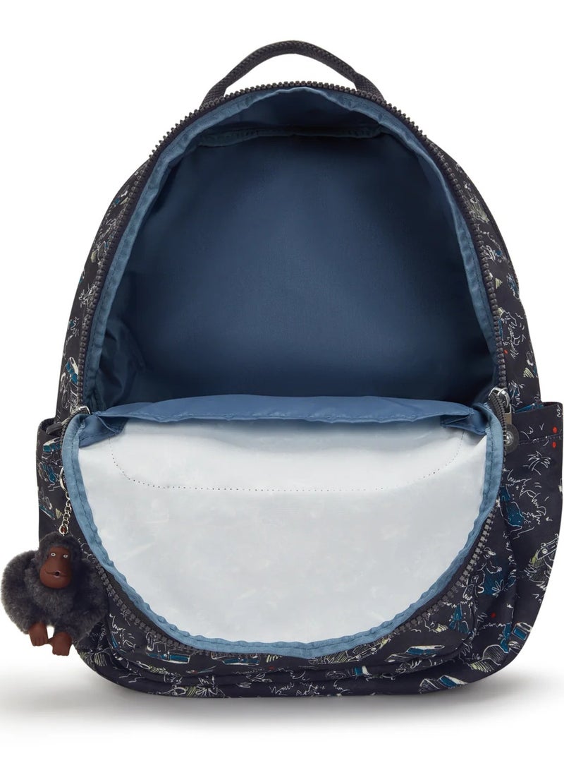 كيبلينغ حقيبة ظهر كبيرة بحجرة لاب توب منفصلة للجنسين - جرانج فان ريس سيول كوليدج - Image 3